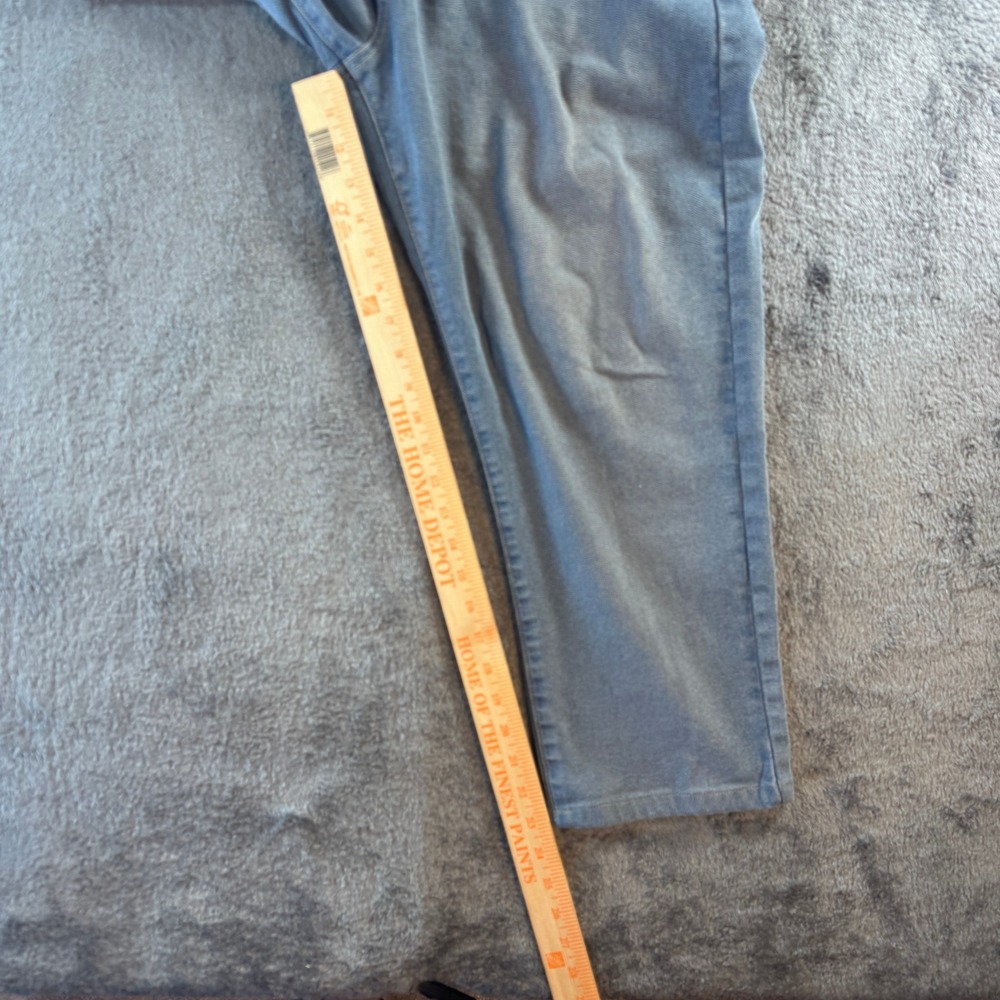 Overhauled Straight Leg Comfort Jeans Men's 38x26 Blue - Picture 6 of 9